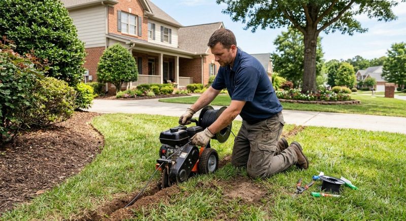 Our team working on Concrete Installation projects in Bucks County, PA
