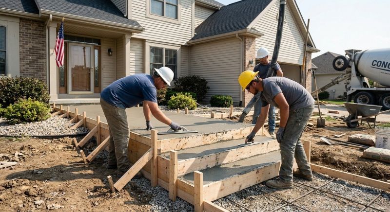Concrete Installation in Bucks County, PA