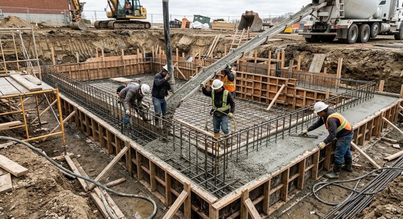 Basement Concrete Installation in Bucks County, PA