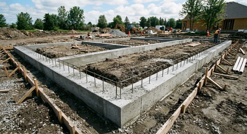 House Footing Construction in Bucks County, PA